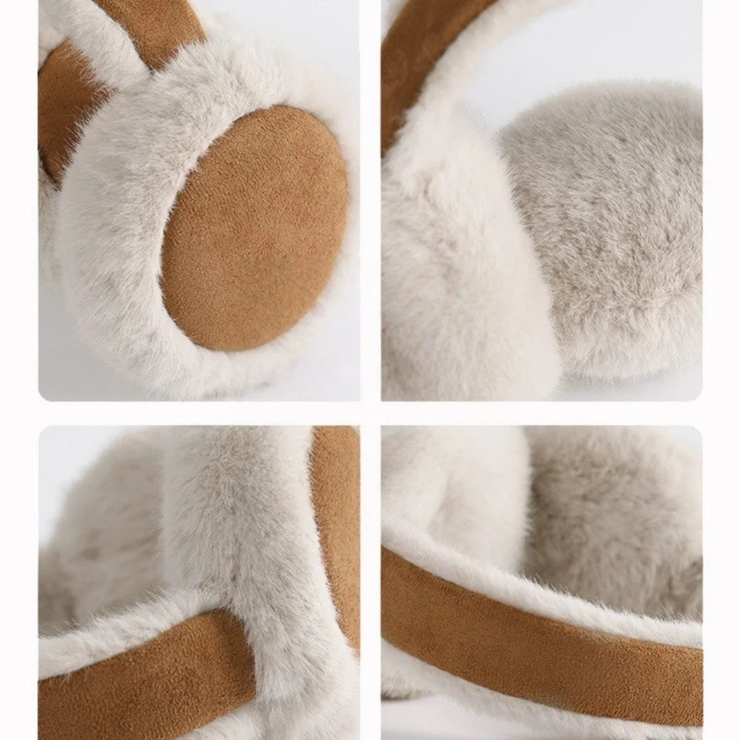 Winter-Ohrenschützer „Fouortunate-Bee“ – Faltbar, warm & weich, Damen